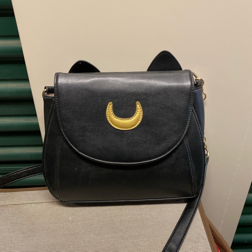 BRAND NEW Sailor Moon black crossbody bag